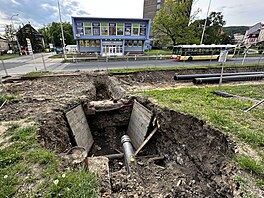 Modernizace tramvajové trati v Litvínov�. (kv�ten 2026)
