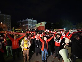 Party p�ed Edenem! Slávisté slaví ligový titul.