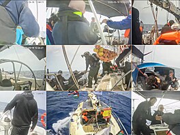 Izraelské ozbrojené síly zastavily flotilu s humanitární pomocí plující do...
