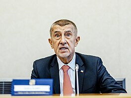 Jednání vlády. Na snímku premiér Andrej Babi� (ANO). (18. kv�tna 2026)