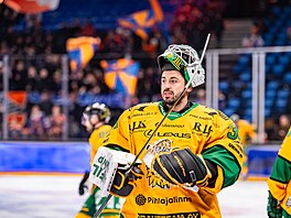 Dominik Pavlát ve výstroji Ilves Tampere.