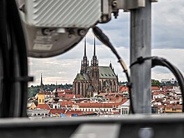 Výhledy od BTS spole�nosti Cetin � Brno, Cejl