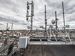 Výhledy od BTS spole�nosti Cetin � Brno, Cejl