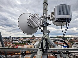 Výhledy od BTS spole�nosti Cetin � Brno, Cejl