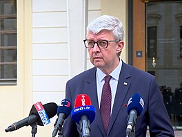 Hlavní je �EZ a inflace, �ekl Havlí�ek po sch�zce s Pavlem