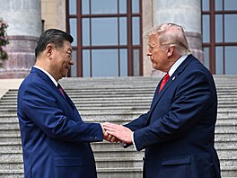 Si �in-pching na jednání se svým americkým prot�j�kem Donaldem Trumpem v...