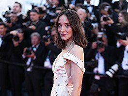 Francouzská here�ka Anais Demoustierová na zahájení filmového festivalu v...