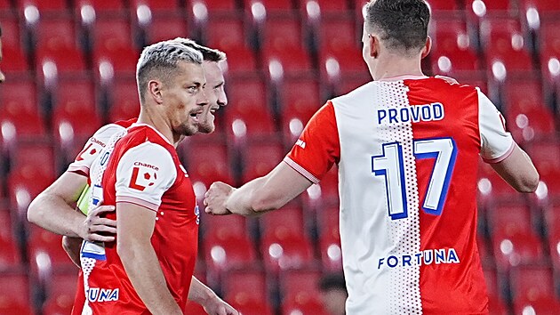 Také slávistický kapitán Hole� se prosadil proti Jablonci.