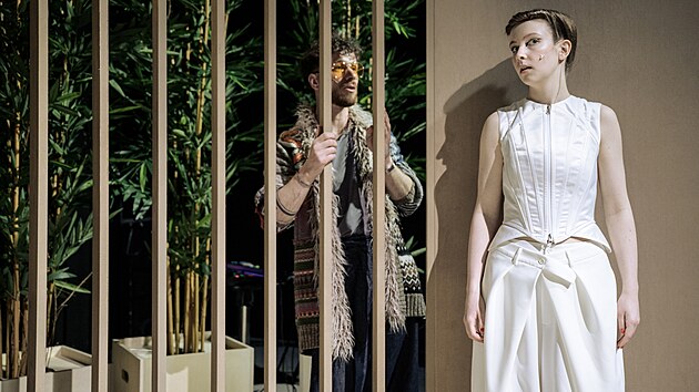Daniel Malchar a Kate�ina M�churov�v inscenaci N�rodn�ho divadla Ne�ekan� v�t�zstv� polsko-�esk� unie ve III. sv�tov� v�lce