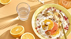 Snída�ová ka�e s citrusy