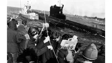 Sov�tská ponorka S-363, která zabloudila u Karlskrony a vyvovala nap�tí mezi...