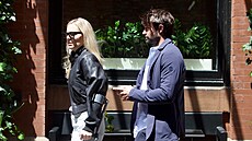 Lindsey Vonnová a Matthieu Bailet v New Yorku