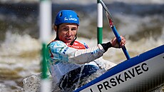 Ji�í Prskavec b�hem klání �eského poháru v Troji.