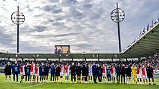 D�kova�ka slavistických fotbalist� v Hradci Králové.