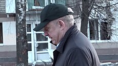Gubernátor Alexandr Bogomaz kontroluje místo ukrajinského raketového útoku v...