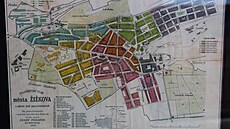 Polohopisný plán m�sta �i�kova z roku 1912. (12. kv�tna 2026)
