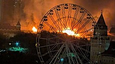 Po�ár v Izmajlovském Kremlu v Moskv�. (13. kv�tna 2026)
