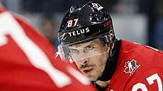 Sidney Crosby na startu svého �tvrtého mistrovství sv�ta.