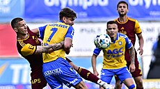 Momentka z utkání Teplice - Dukla