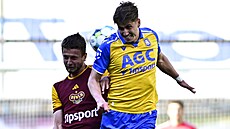 Momentka z ligového utkání Teplice - Dukla