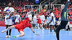 Momentka z kvalifika�ního utkání na mistrovství sv�ta �eska proti Francii v...