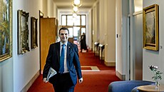 Jednání vlády. Na snímku ministr zahrani�í Petr Macinka. (18. kv�tna 2026)