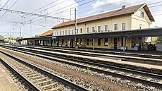 Vlakové nádra�í v Otrokovicích (kv�ten 2026)