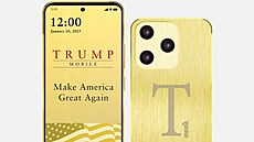 Avizovaná podoba mobilu, který nese jméno amerického prezidenta Donalda Trumpa....