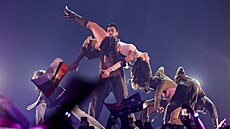 Bulharská reprezentantka DARA p�i svém finálovém vystoupení na Eurovision Song...