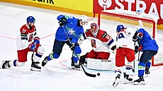 Utkání skupiny B mistrovství sv�ta hokejist�, Slovinsko - �esko, 16. kv�tna...