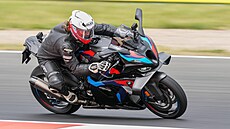Kamil Holán, motocyklový závodník, na Autodromu Most.