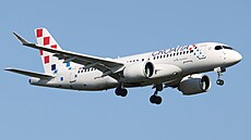 Letadlo Airbus spole�nosti Croatia Airlines.
