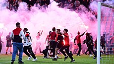 Sobotní utkání Sparty proti Slávii skon�ilo kv�li slávistickým fanou�k�m...