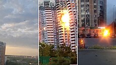 Masivní ukrajinský dronový útok zasáhl Moskvu a okolí, ú�ady hlásí t�i ob�ti...