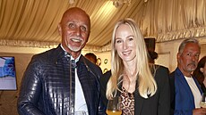 Richard Chlad a jeho man�elka Anna Marie Kánská Chladová na akci Simony...