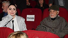 Michele Placido a jeho man�elka Federica Vincenti v �ím� (30. b�ezna 2026)