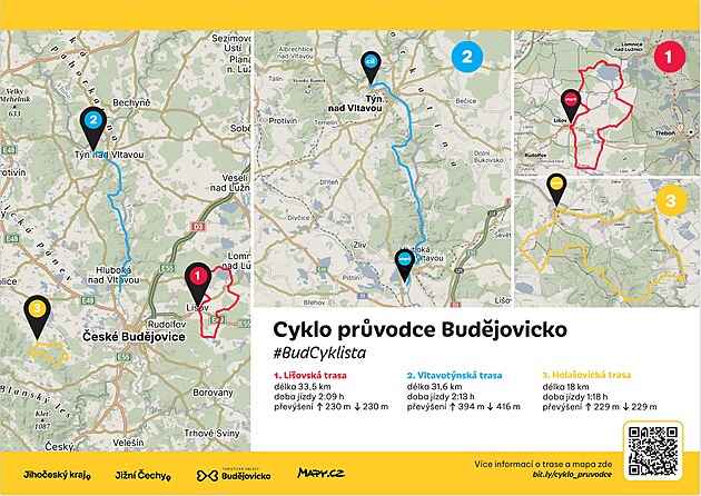 Polopr�zdn� cyklostezky v ji�n�ch �ech�ch. Bud�jovicko m�te pro sebe