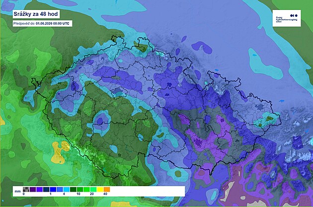 �S ohledem na konvektivn� charakter sr�ek bude i nad�le doch�zet k prostorov�...