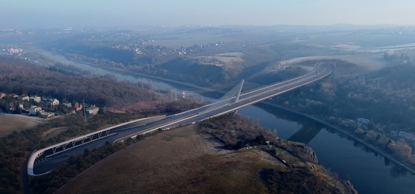 Ministerstvo dopravy vybralo podobu mostu přes Vltavu na Pražském okruhu