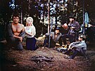 Marilyn Monroe jako zp�va�ka Kay Weston ve filmu �eka bez návratu, kde si...