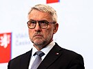 Tisková konference po jednání vlády. Na snímku ministr vnitra Lubomír Metnar....