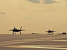 P�ílet prvních letoun� F-35 Husarz na polskou základnu Lask