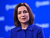 Moldavská prezidentka Maia Sandu (21. kv�tna 2026)
