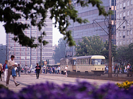 Magdeburg, Karl-marx-Strasse, 1990