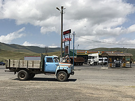 Truck at Tsovagyugh (Armenia), July 2017