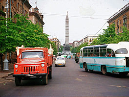 Zakharava Street in Minsk, Belarussian SSR (1964)