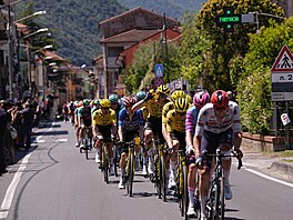 Peloton ve 12. etap� Gira.