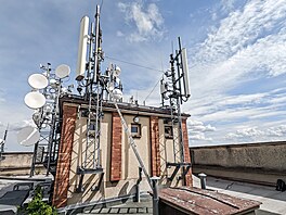 Výhledy od BTS operátora Vodafone na ikonickém v�áku na Kladn�