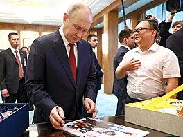 Ruský prezident Vladimir Putin se b�hem náv�t�vy Pekingu setkal s �ínským...