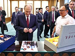 Ruský prezident Vladimir Putin se b�hem náv�t�vy Pekingu setkal s �ínským...